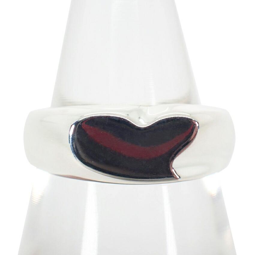 [Used] TIFFANY 925 Signet Heart Ring / Size 9 / j18-5