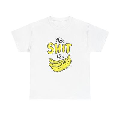 Questa È Banane Maglietta Grafica Unisex Cotone Pesante Maglietta Regalo