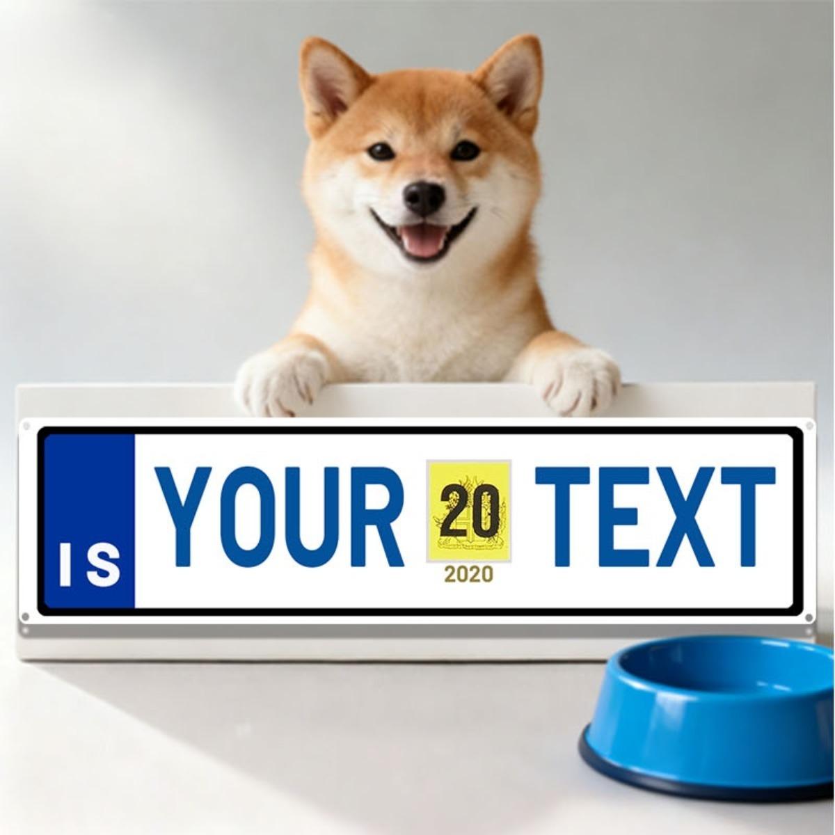 

Персонализированная 2D алюминиевая табличка Исландия с индивидуальным текстом для декора стены дома, металлическая пластина белый