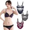 Pregerie Lucky Plus Size Bra Set Colors Dark Bag 3-Piece (Dark EF70-85) (Assorted Colors, F85)