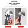 1Pcs Plasterboard Plastering Putty Knife Wall Repair Tool Stainless Steel Drywall Corner Trowel Inside Outside Corner Knife