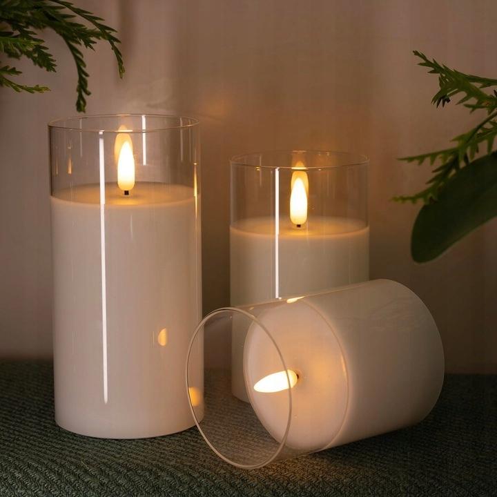 LED Candle Decorative Flame Effect Candle Insert Battery Operated 10CM