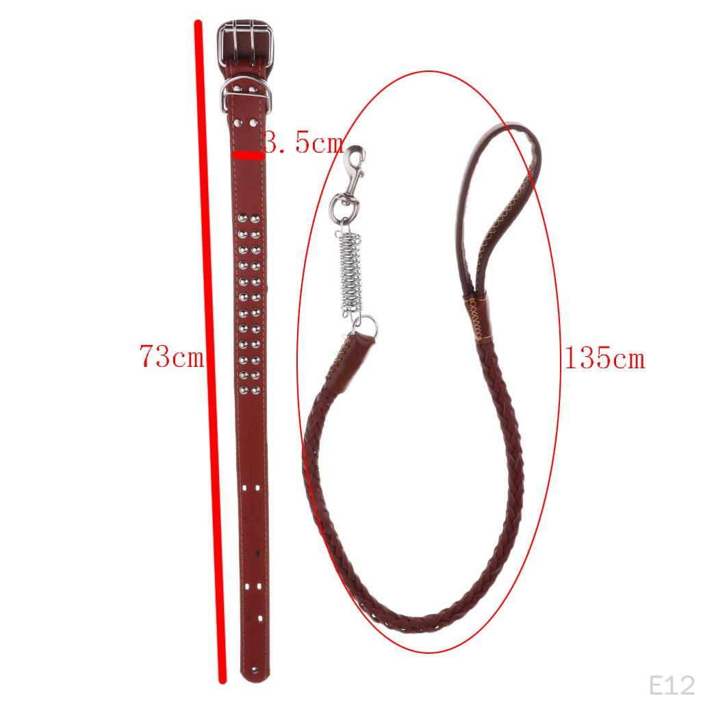 Pet Walking Training Dogs Leashes Medium Puppy Black,Brown