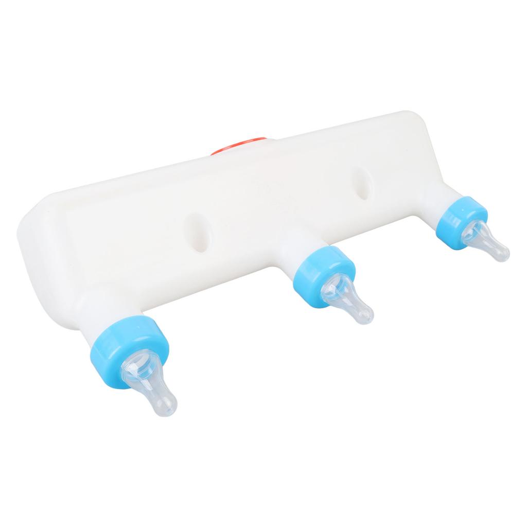 Lämmerfutter mit 3 Saugern Tieraufzucht Ferkelfütterungsgerät Bauernhof Tränkeausrüstung für Kleine