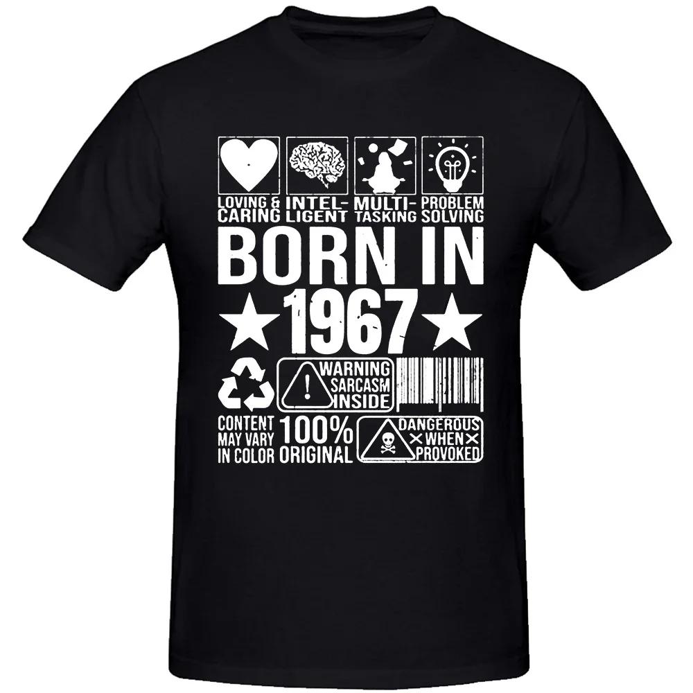

Classic 1967 Original Vintage 57th Birthday Gifts T-Shirt Unisex Unisex Plus Size O-Neck Printed Oversized Unisex Tees M