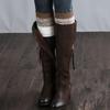 Fashion Winter Warm Toppers Leggings Crochet Knitted Boot Cuffs Socks Leg Warmers
