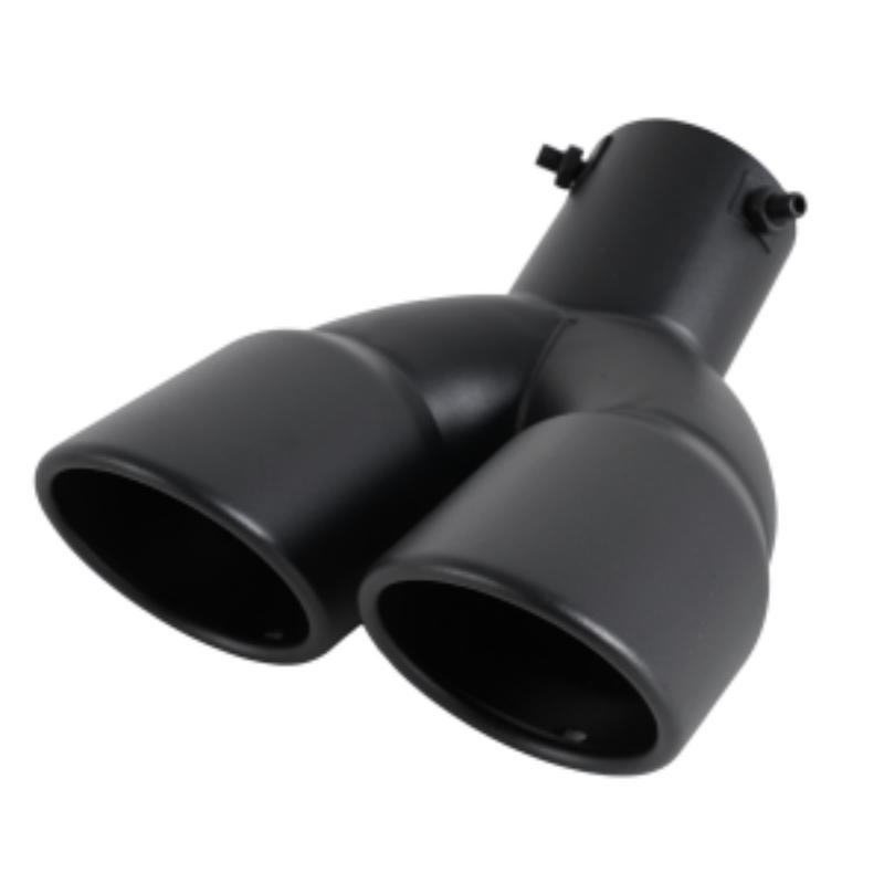 Universal 63mm Car Muffler Exhaust Tip Tail Pipe Stainless Steel Car Rear Tail Throat Car Accessories