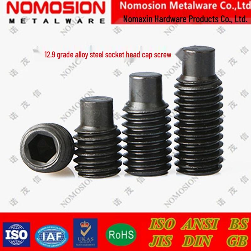 12.9 Grade DIN915 Pointed End Headless Grub Screw (M3/M4/M5/M6/M8)