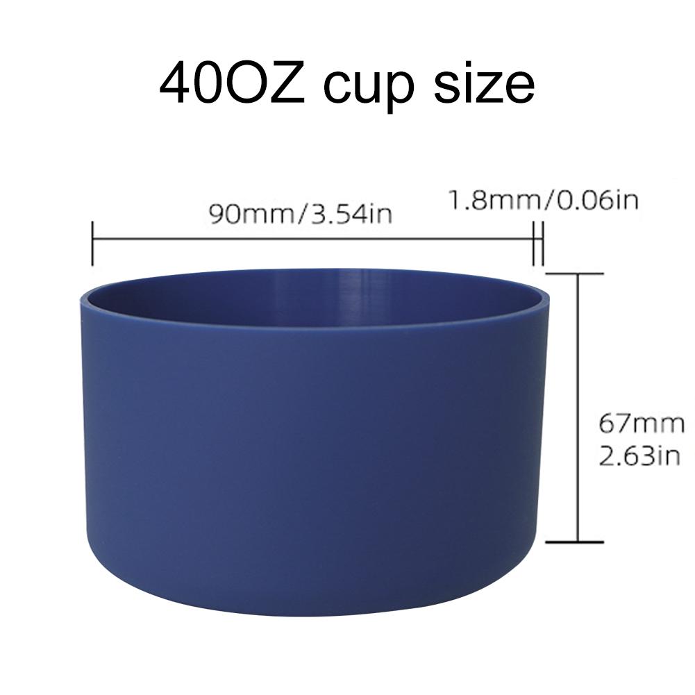 Silikon Wasserflaschenschutz für Owala 24oz 32oz 40oz Rutschfeste Schutzhülle Bodenstoßfänger Flaschendichtring Silikonstopfen