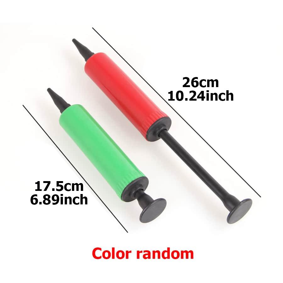 4/8pcs 17.5cm Manual Mini Plastic Balloon Pump for Various Inflatable Balloon Holiday Party Balloons Inflation Accessories