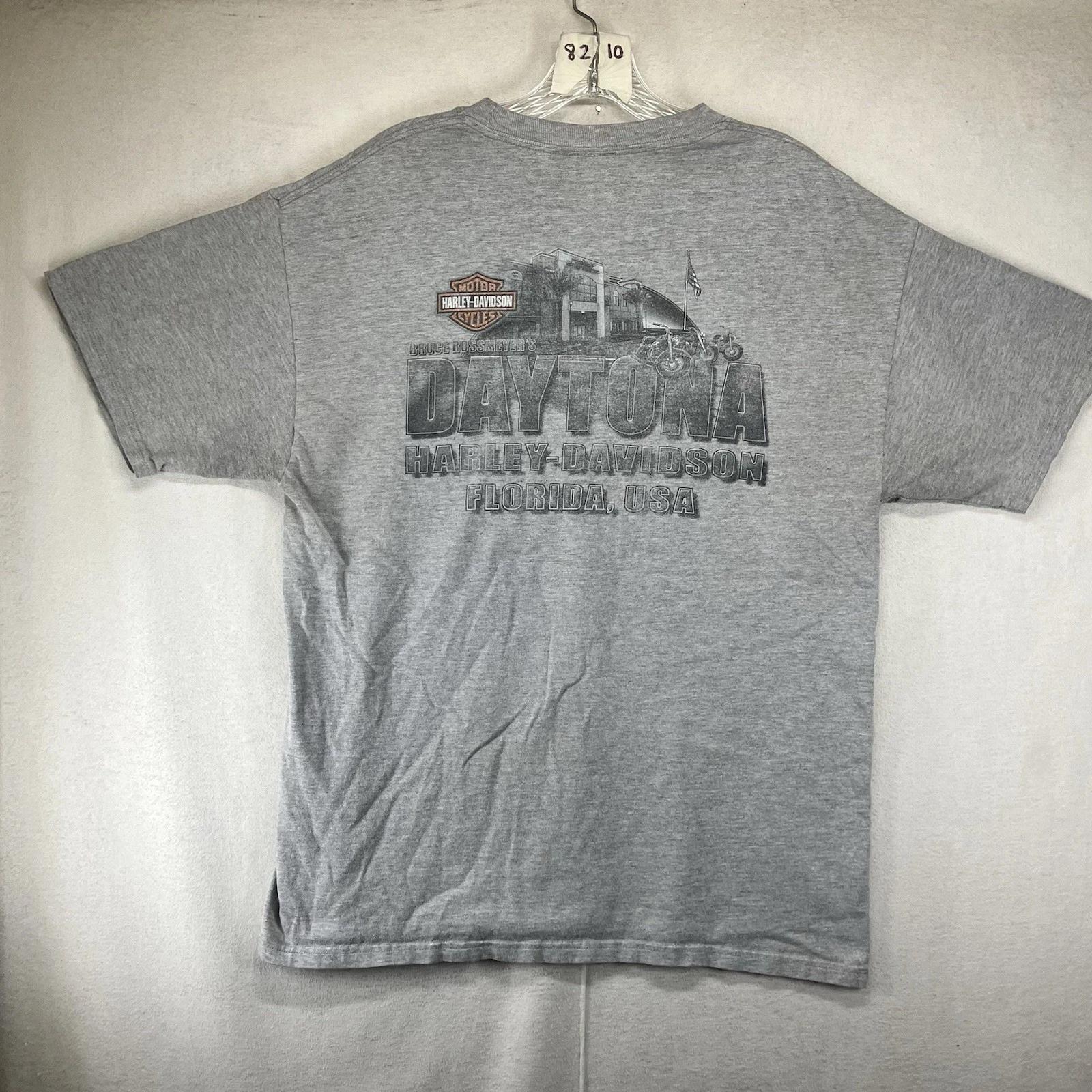 Harley Davidson Halloween T Shirt Oversized Medium Dracula Frankenstein Wolfman M