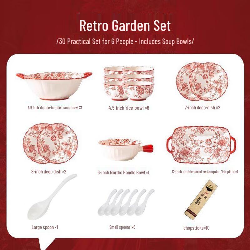 Colorful Ceramic Dinnerware Set