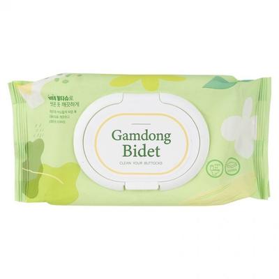 GAMDONG Bidet Wipes 60 Sheets Cap Type