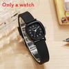 Minimalist Digital Quartz Watch For Women With Analog And Digital Display Casual Fashion Wristwatch