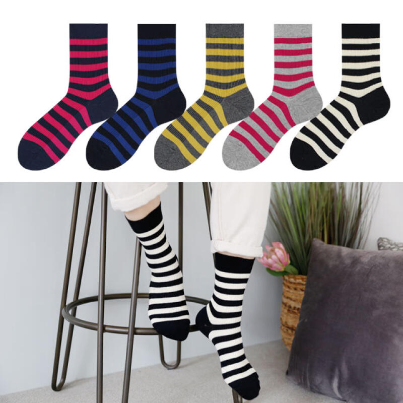 FSN111_168 Ringle Golji Socks Navy pink