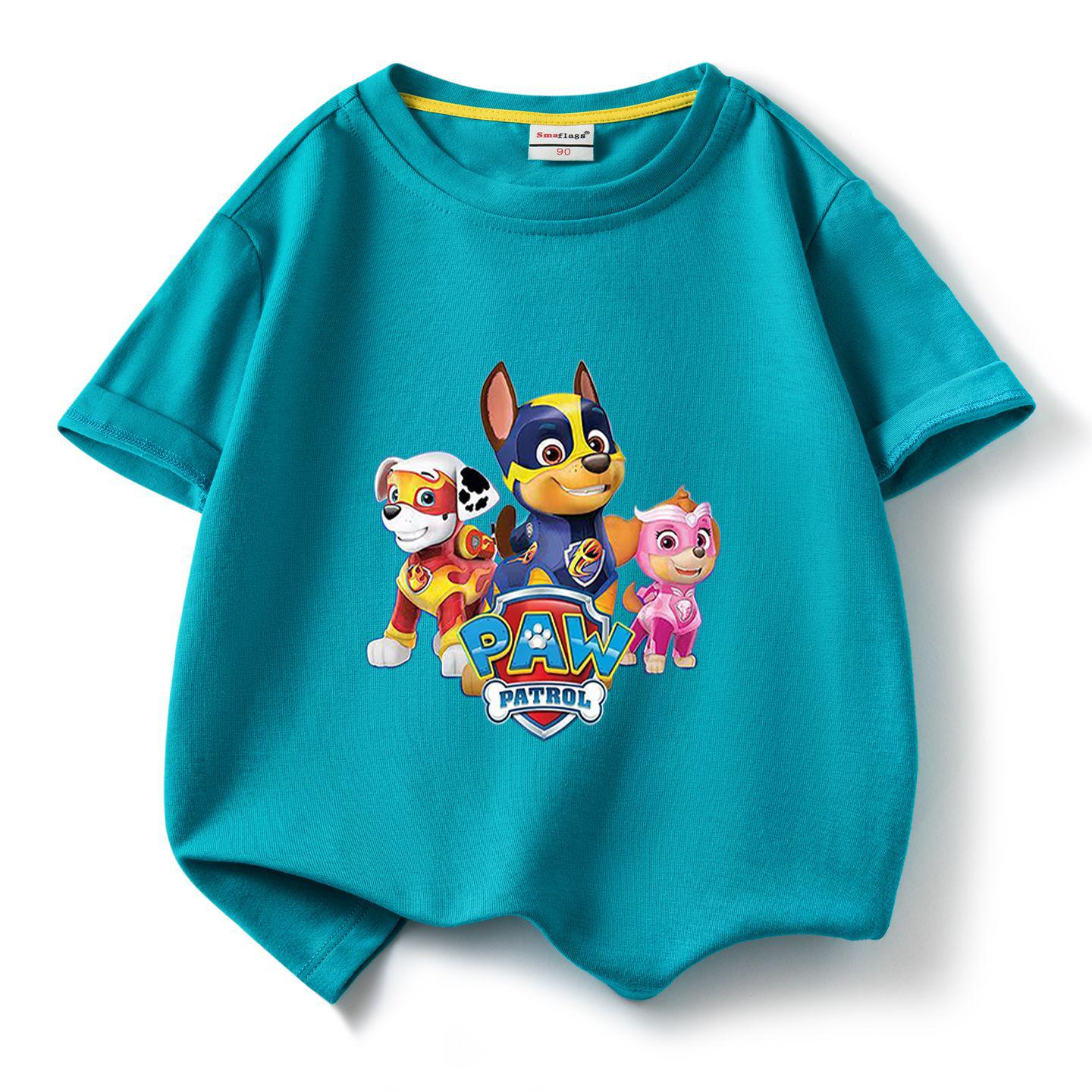 2026 New Boys Summer Pure Cotton Short Sleeve T-Shirt – Breathable Kids Fashion Top 120cm
