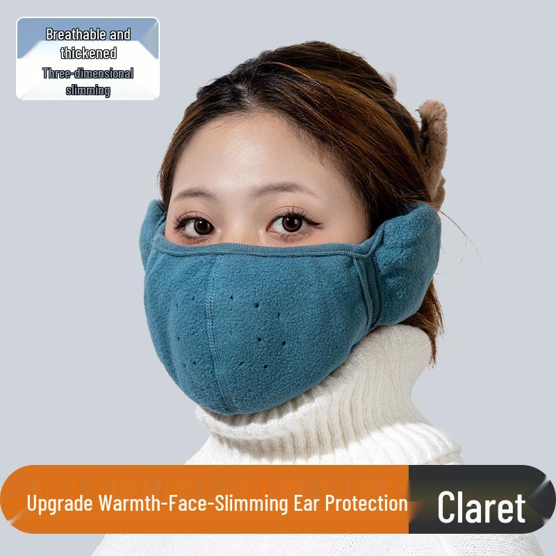 

Women s High-Value Autumn/Winter Windproof & Warm 3D Face Mask – Coldproof, Breathable, Washable One Size, Unisex