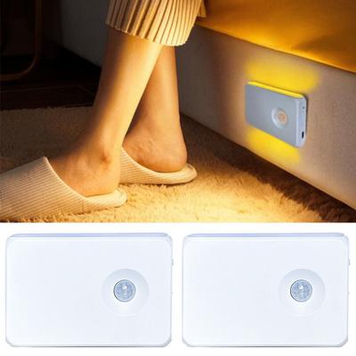 Energy Saving Magnetic Motion Sensor Light Rechargeable Wireless Smart Lamp Warm Light Indoor Lighting Bedroom