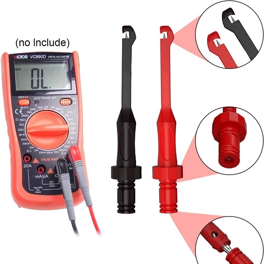 4mm Banana Connector Test Probe Back Probe Puncture Wire Automotive Electrical Multi Test Leads Kit Tool