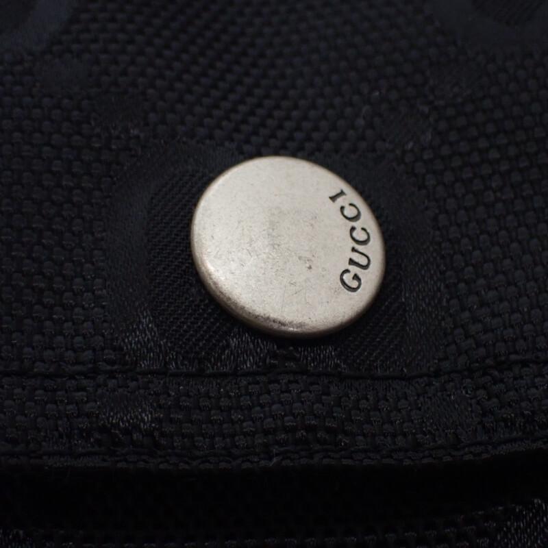 Gucci 631105 ZAEBN 1000 Parker Black Nylon Mens