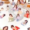 40Pcs Retro Pop Art Girl Stickers Color Block Trend Design Scrapbook Background Base Easy to Cut