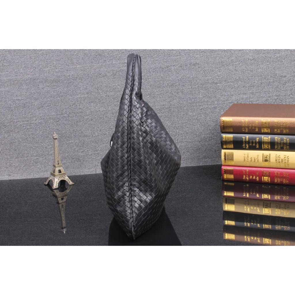 New Women's Bags, Cross-border Fashion Casual Women's Shoulder Bags, Large-capacity Casual Sheepskin Women's Bags, Hand-woven Bags