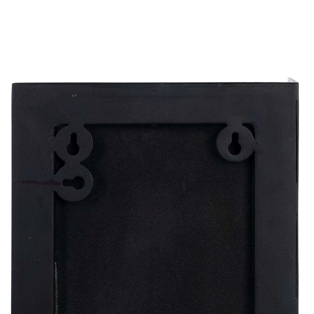 Wall Mirror 20 X 12 X 50 Cm Black Gold Metal