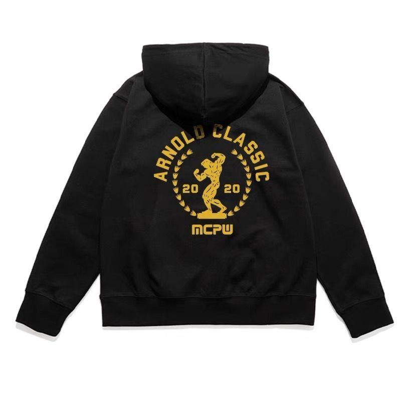 

Sudaderas con capucha de con estampado de letras de escultura para hombres y mujeres sin cordón suéter suelto y cálido 3XL