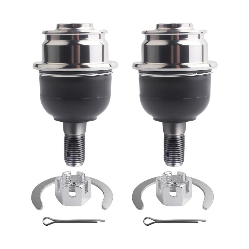 Pair Of Front Lower Suspension Ball Joints For 2005 2023 Pickup Truck Metal Build Correct Fit 1