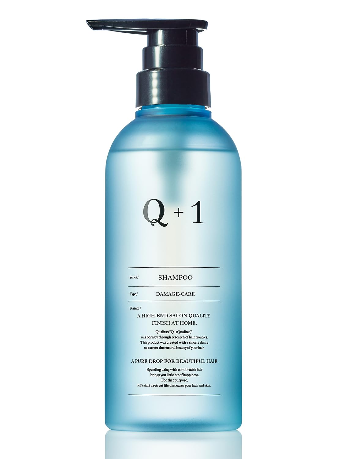 

For dry, damaged hair: Q+ Qualitas [Damaged] Shampoo, Salon Exclusive, Amino Acid Shampoo, Silicone-Free, 400ml