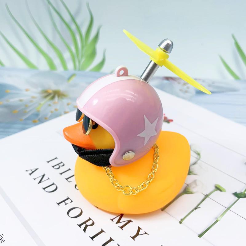 Wind-Resistant Electric Yellow Duck Dashboard Ornament