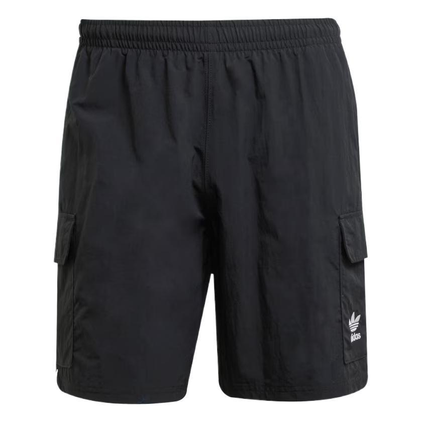 adidas Trefoil Essentials Woven Cargo Shorts Asia Sizing  Black  Men s JD0406 S