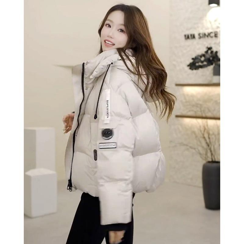 

Зимнее новое короткое повседневное хлопковое пальто для женщин, утолщенное пальто-пуховик, свободная куртка XL