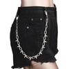 Punk Rock Metal Pants Waist Chain Men Women Key Chain Big Ring Wallet Keychain Jeans Unisex Hip-hop Jewelry Gift
