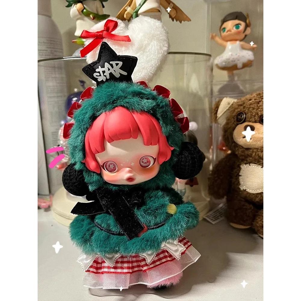 

Для милых кукол Skullpanda Зимняя музыкальная серия Одежда Сделай сам Виниловые куклы Наряды с юбкой принцессы Милые кукольные костюмы Аксессуары Подарок only clothes no doll