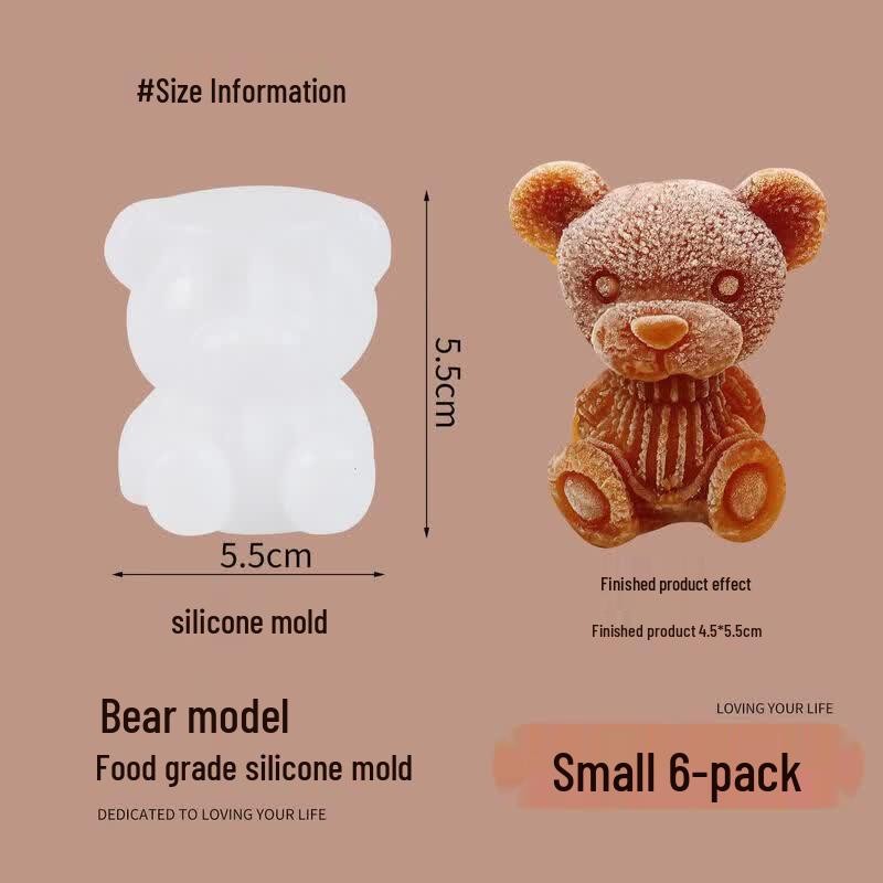 Trendy Bear Silicone Ice Cube Mold