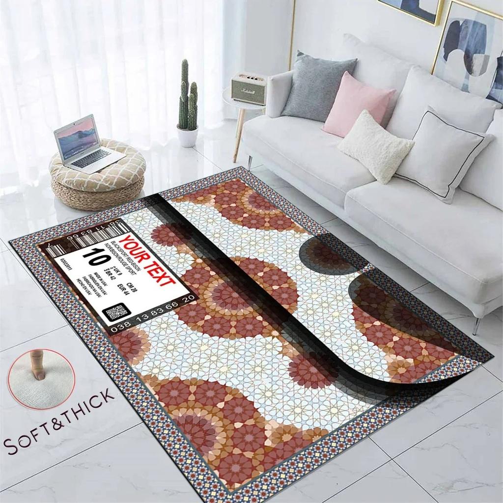 Modern Sneaker Inspiration Carpet for Bedroom Living Room Decor NonSlip Comfy Rug Unique Gift Idea for Him Boys Teens Decor INS
