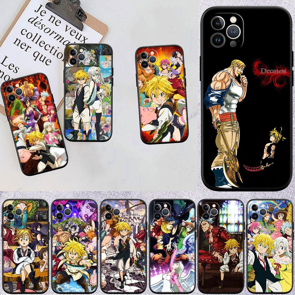 BF91 S-Seven D-Deadly Sin Soft Shell Phone Case for iPhone SE X XS XR 11 16E 17 Pro Max Air 8 7 6 6s Plus