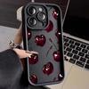 Luxe Donker Kersenhout Voor iPhone 16 15 14 7 8 Plus XS XR X Telefoonhoesje Voor iPhone 17 16 15 14 13 12 11 Pro Max Schokbestendige Hoesjes