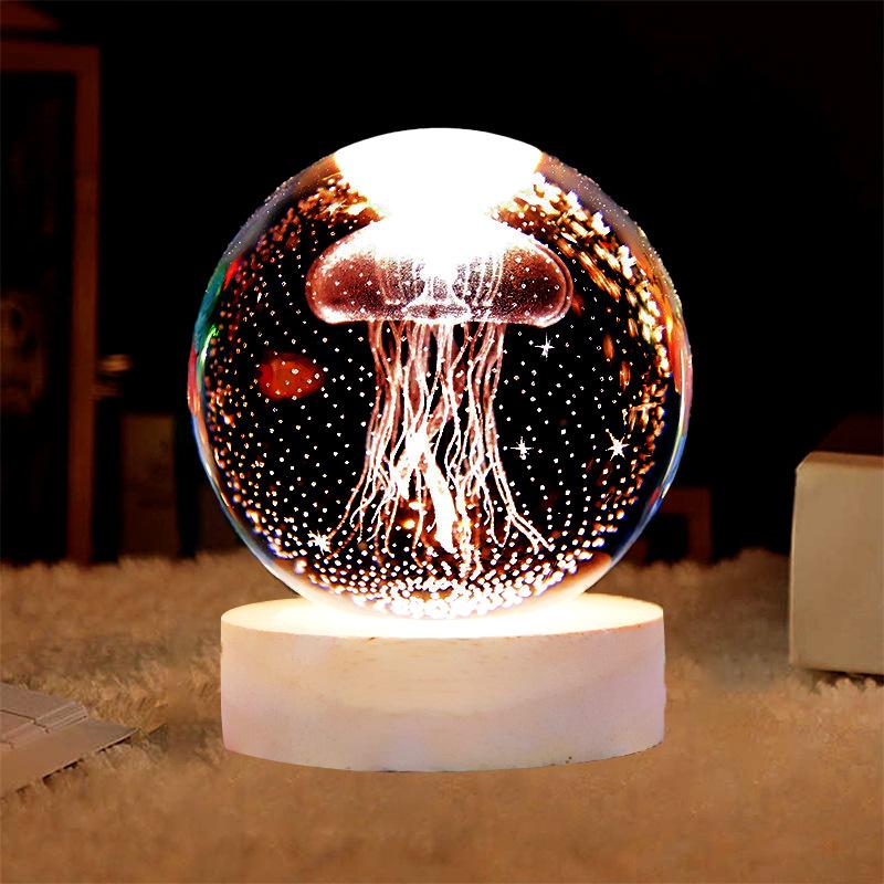 

Звездный свет Светящийся в темноте олень с хрустальным шаром Ночник USB-вилка StyleZ