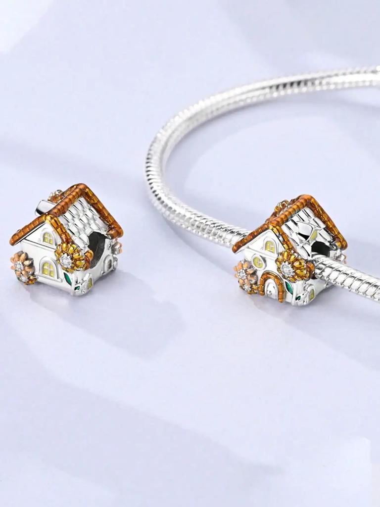 Charm Copper Colors Balloon Cloudsbead For Original Bracelet Diy Beads Charms Jewellery Making Gift For Women Styfne