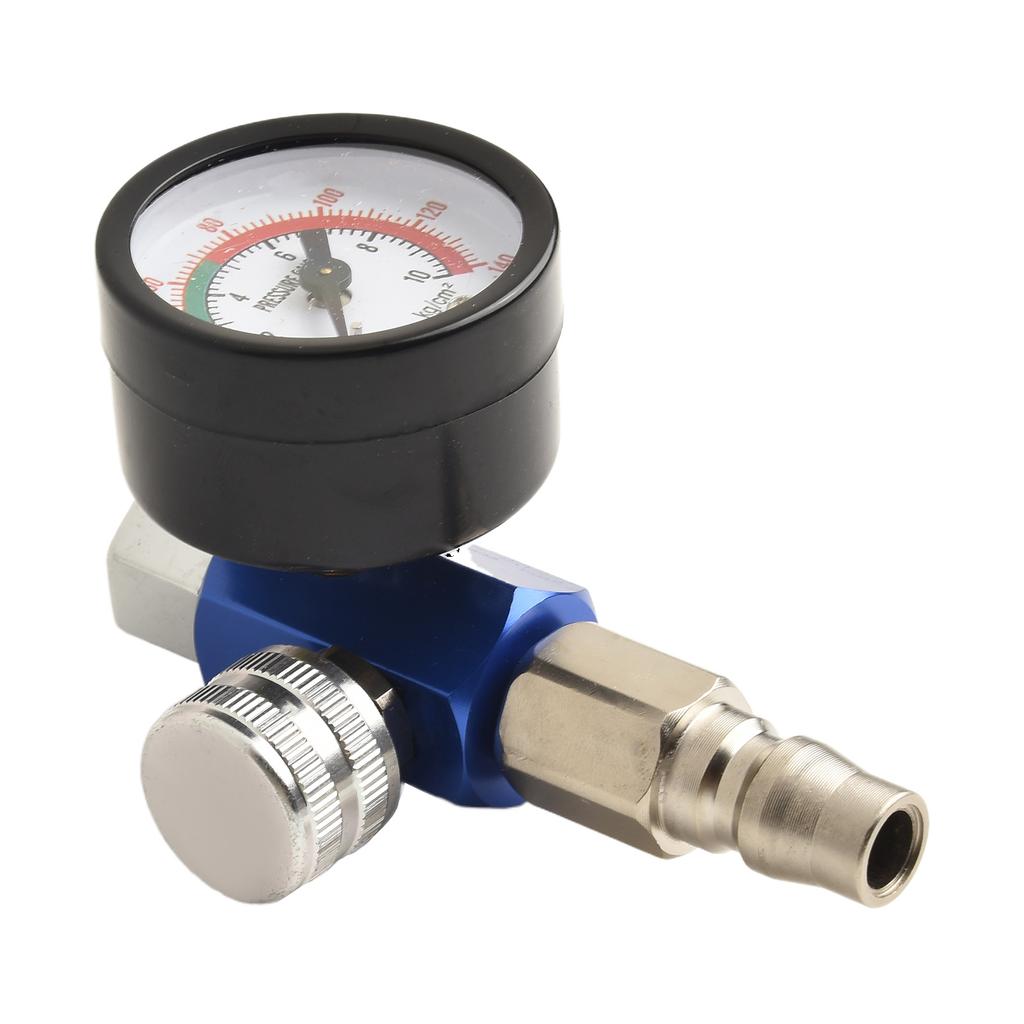 1 Stück Luftregler-Manometer Inline Öl-Wasserabscheider Filter Pneumatische Werkzeuge Für Airbrush Sprüh-Luftregler-Manometer Zubehör