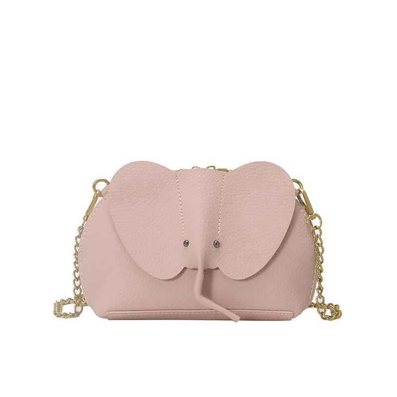 New Fashionable Cartoon Shoulder Bags Exquisite Elephant-shaped Crossbody Bags Versatile Solid-color Casual Bag Lightweight Bags