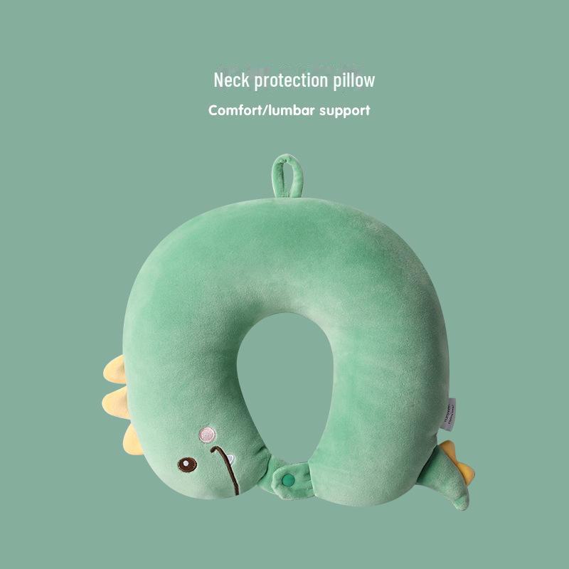 

Мультяшная подушка-подголовник для автомобиля для комфортной поддержки шеи и поясницы во время вождения. Single Specification