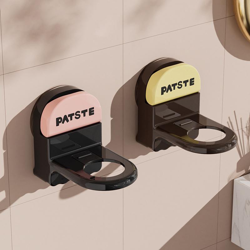 Adjustable Shower Bottle Rack Wall Mounted Suction Cup Shampoo Bottle Plastic Holder Hand Soap Dispenser Hook Free Punching