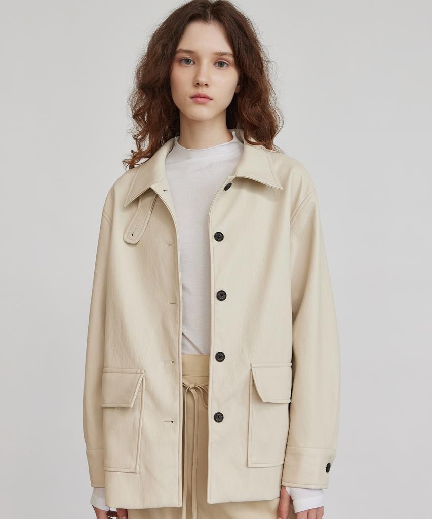 Itov Seoul Leather Buckle Jacket Iv