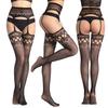 Four-Sided Open Suspenders, Pantyhose, Beautiful Legs, Elastic Fishing Net Socks, Hollow Cross Suspenders, Integrated Stockings, Small Grid