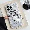 Japan and South Korea Cute Little Milk Dog Suitable for iPhone17promax Apple 16 Laser Mobile Phone Case 14/13 Large Hole 15