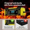 Charger Car And Motorcycle Battery Charging Unit Lead-Acid Battery Repair Lcd Display 6A 12V Intelligent Car Battery