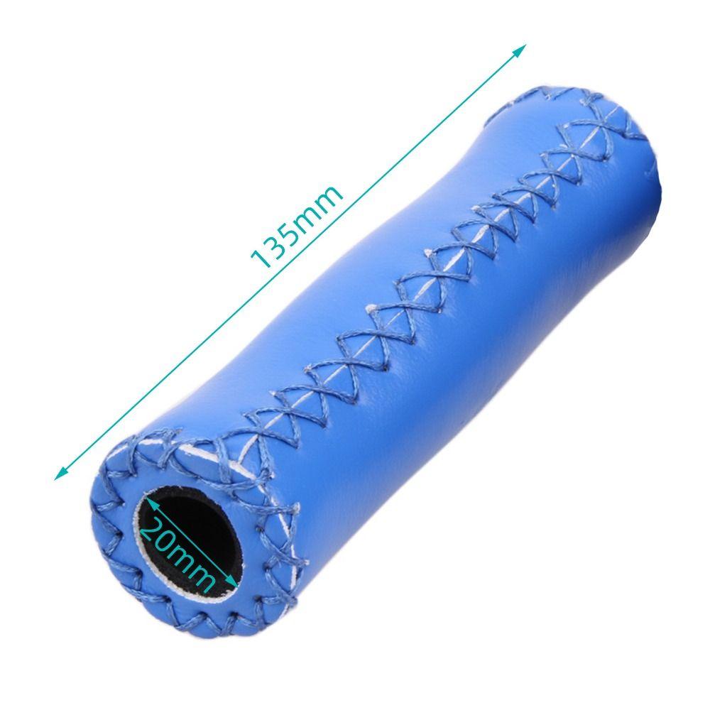 Vintage Retro Riding MTB Road Mountain Bike Handlebar Grip Artificial Leather Cycling Grip Ends New